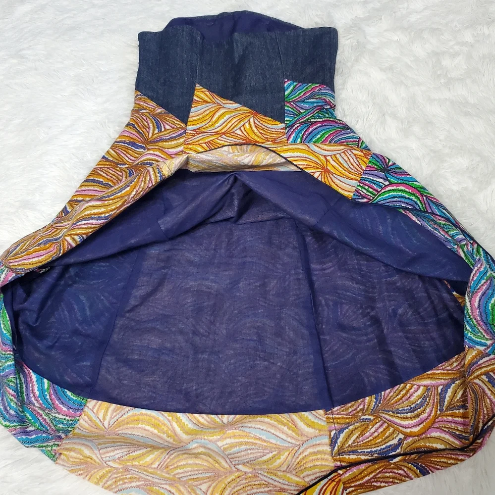 HANDMADE DENIM PATCHWORK DRESS! - Picture 16 of 16